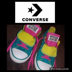 Converse All Star Double Tongue Low Tops